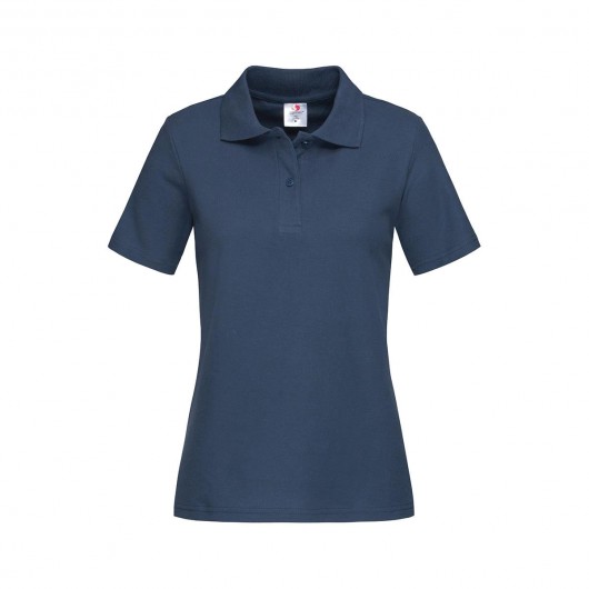 Women Heavyweight Polo Navy